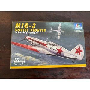 Italeri‎ MiG-3 Soviet Fighter 1:72 Scale Model Kit No 180